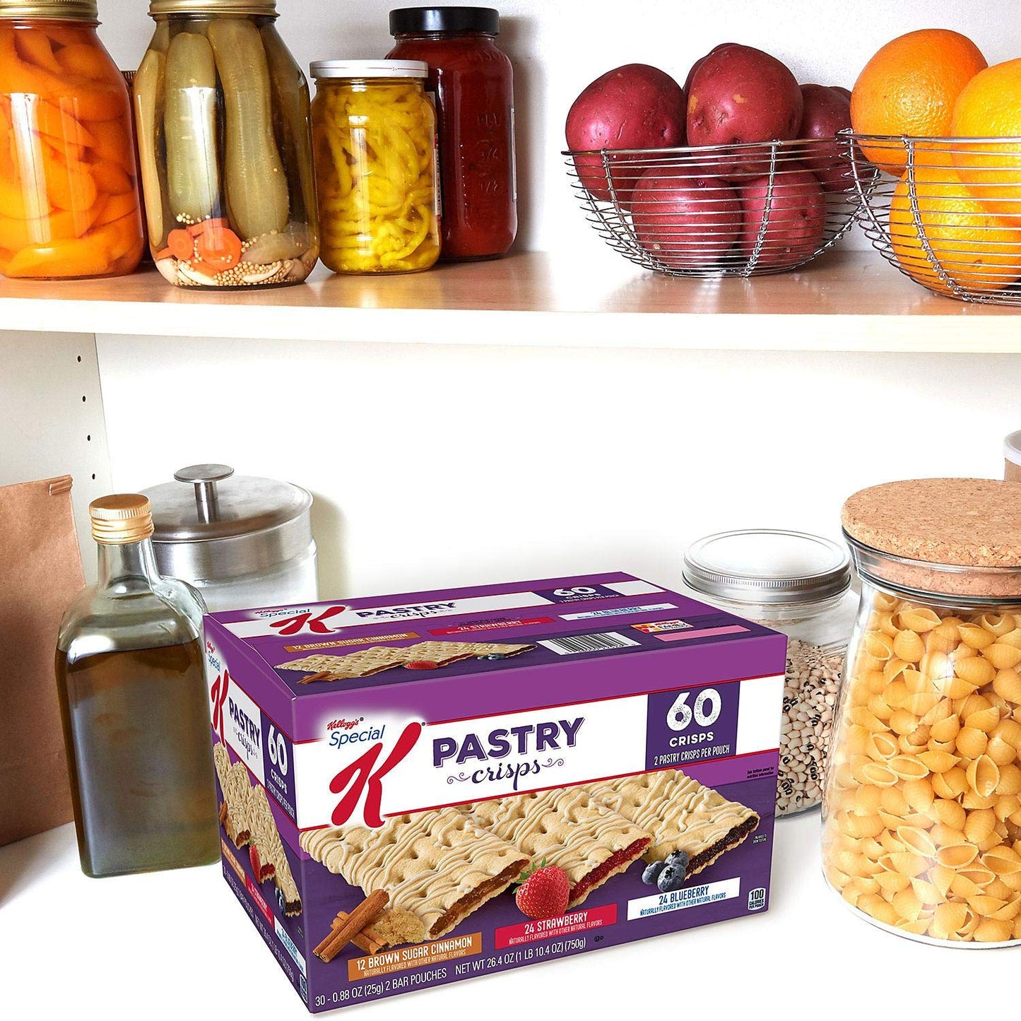 Kellogg'S Special K Pastry Crisp 2 Pastry Crispper Pouch 30/0.88 Oz Net Wt 26.4 Oz,, ()