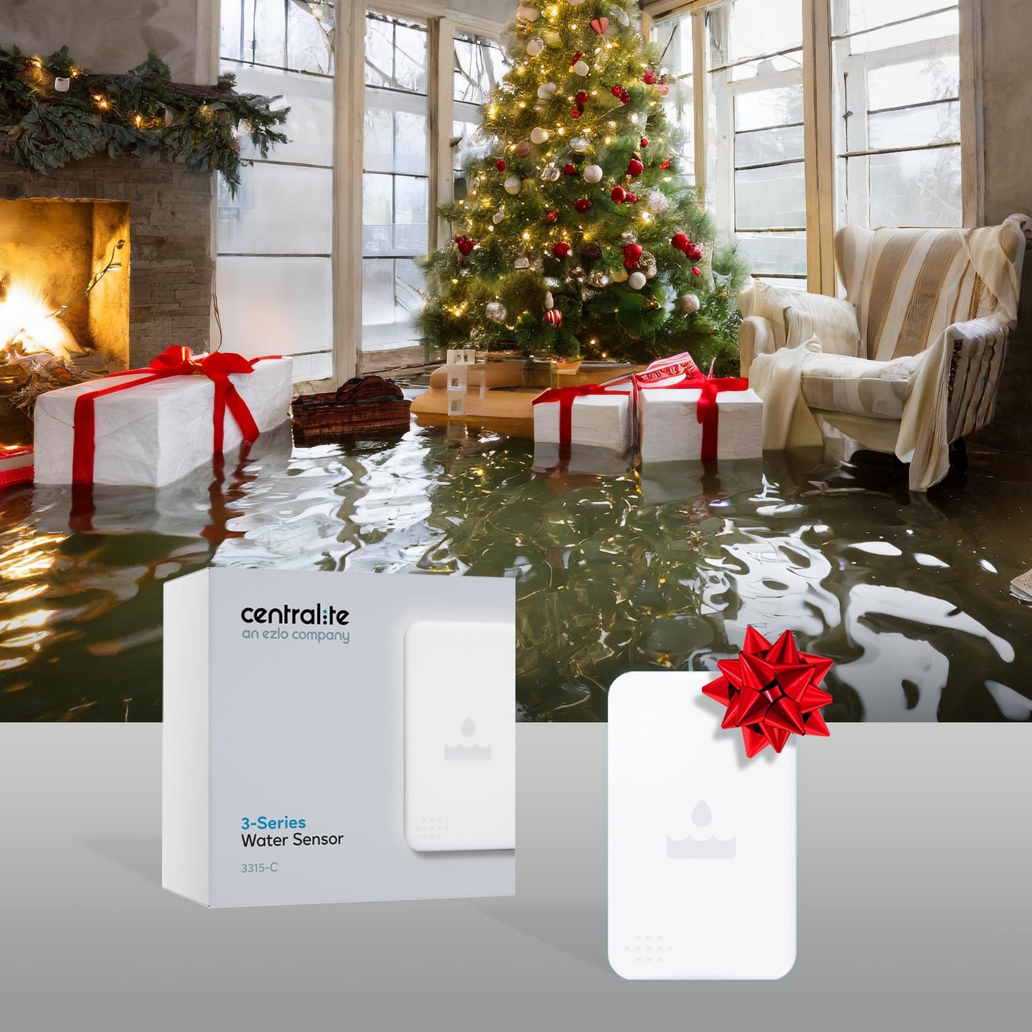 Prevent Water Damage During The Holidays With A Zigbee Water Sensor - Go Away For The Holidays Worry Free Of Leaks Or Floods - W