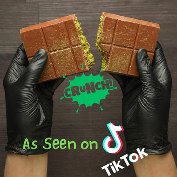 Dubai Chocolate Bar - 3.52Oz (100G) - Elegant Ma Lit Candy Milk Dubai Chocolate Bar With Pistachio & Knafeh/ Kataifi - Viral Dubai Chocolate - Great Holiday Gift For Men Women Mom Dad (Christmas Package)