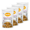 Avelina Gluten Free Granola Honey & Raisins - Healthy Oatmeal-Based Cereal - Kosher, Non-Gmo - (12.3 oz, 4-Pack)