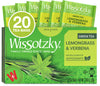 Wissotzky Lemongrass & Verbena Green Tea, 20 Tea Bags | Soothing Aroma | Antioxidant Rich | Refreshing Green Tea Bags