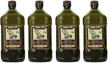 Kirkland Signature 2 x Organic Extra Virgin Olive Oil, 2 Liters - SET OF 4