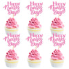 Ercadio 24Pcs Nurse Cupcake Toppers Happy Nurse Day Nursing School Graduation Cupcake Picks Thank You for Medical Nurse Themed B