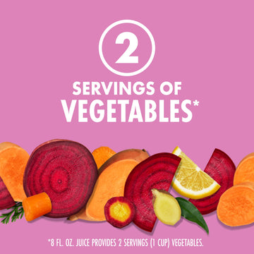 V8 100% Vegetable Juice, Beet Ginger Lemon, 46 fl oz Bottle, Model 200000028146