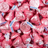 Just Candy Pink Candy Kisses Milk Chocolate - 90 Count, Approximately 90 Pieces