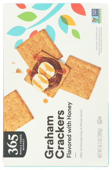 365 by Whole Foods Market Graham Crackers, 14.4 Ounce - Delicious Snack for All Ages, Perfect for S'mores or Straight from the Box