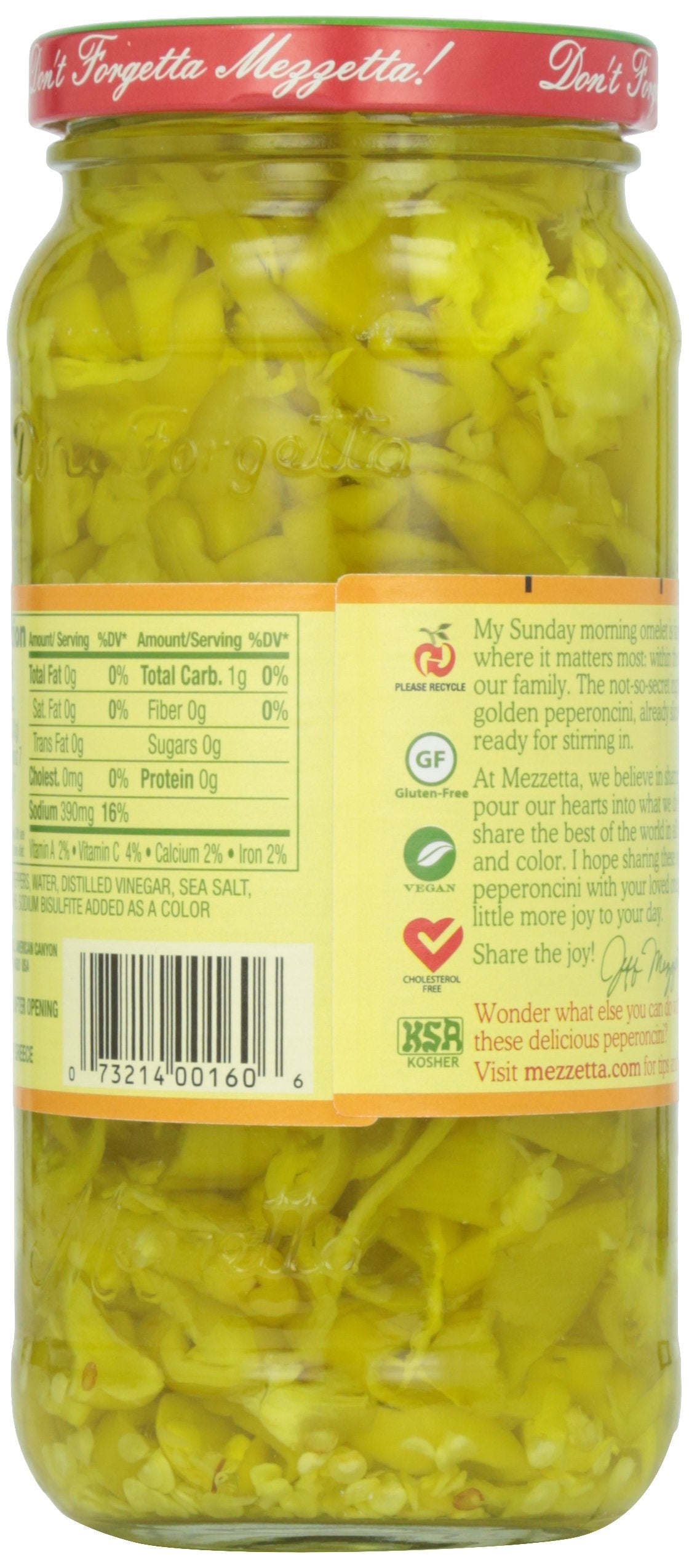 Mezzetta Pepperoncini Gldn Slc
