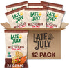 Late July Multigrain Sea Salt Tortilla Chips Snacks, Made with A Blend of Grains & Seeds, Vegan, Kosher, USDA Certified Organic,