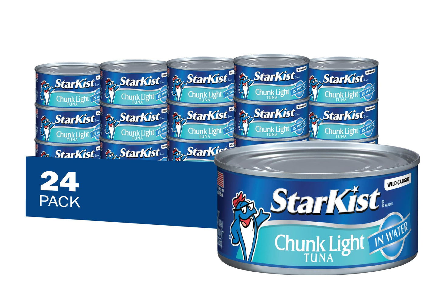 Starkist Chunk Light Tuna In Water, 12 Oz, Pack Of 24