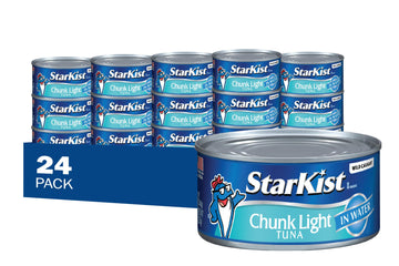 Starkist Chunk Light Tuna In Water, 12 Oz, Pack Of 24