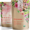 Gardenika Organic Loose Leaf Tea, Herbal Blend with Echinacea & Ashwagandha, Caffeine-Free, 4 oz