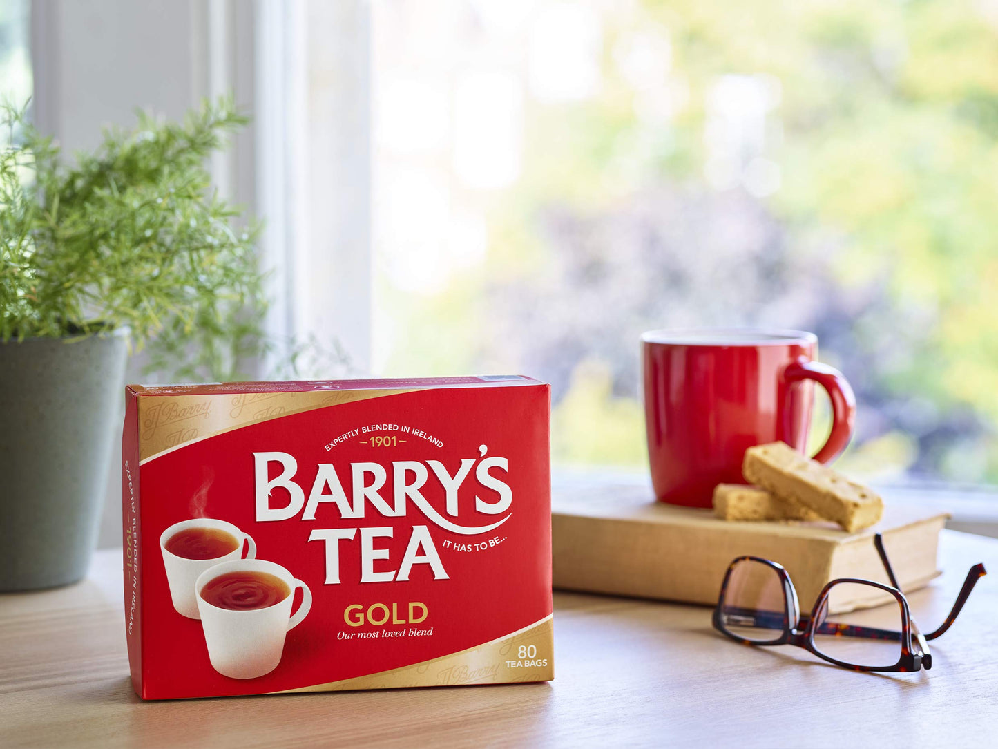 Barry'S Tea Gold Blend 80 Teabags (6 Pack), Fresh From Barry'S Tea In Ireland