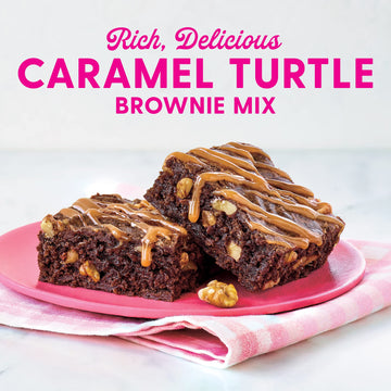 Duncan Hines Dolly Partons Caramel Turtle Flavored Brownie Mix, 16.7 oz.