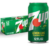 7Up Lemon Lime Soda Naturally Flavored And Energy Blend Free 12 Fl Oz (Pack Of 12)