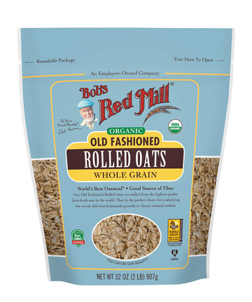 Bob'S Red Mill Gluten Free Old Fashioned Rolled Oats, 32 Ounce (Pack Of 4)