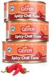 Gefen Super Spicy Chili Tuna 6oz (3 Pack) | Delicious Spicy Taste | Perfect for Sandwiches, Salads, & More | Dolphin Safe