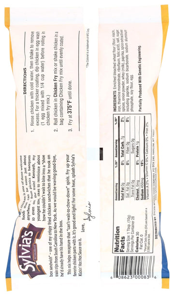 Sylvias Mix Fry Chicken, 10 Ounce (Pack of 9), Model LEPUSMRYC15675