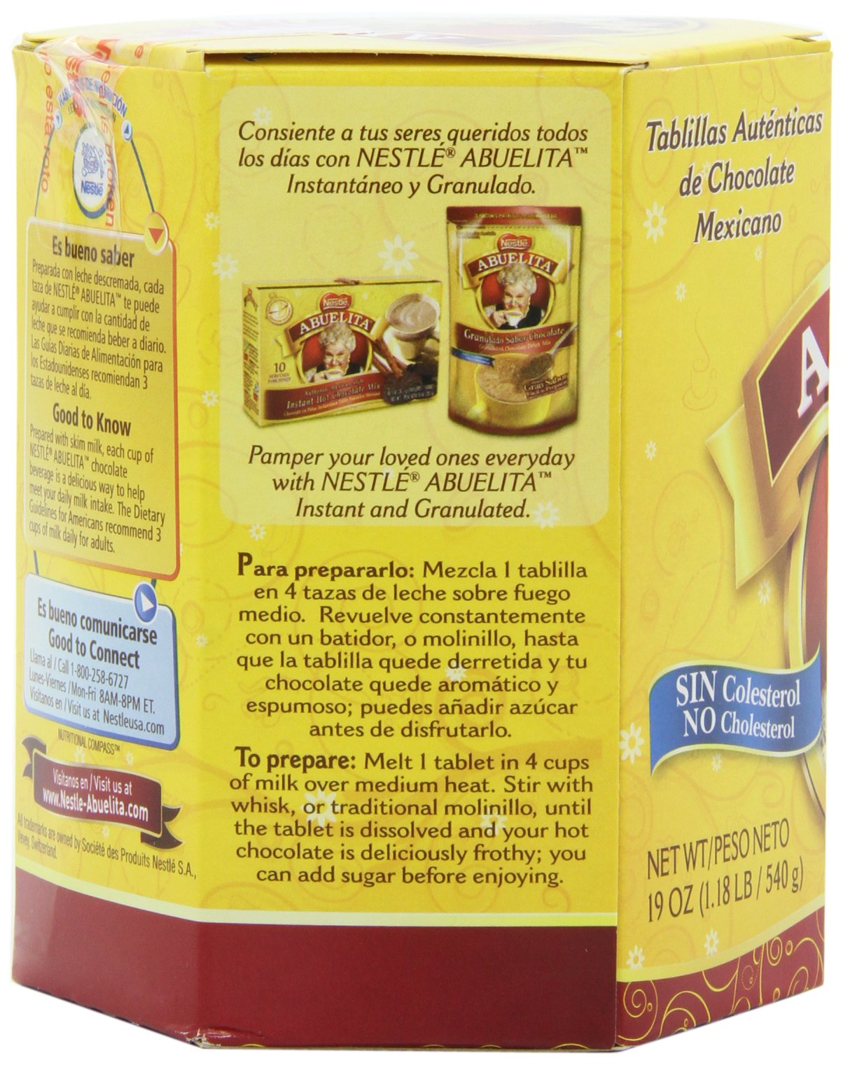 Nestle Mexican Chocolate Abuelita Drink Mix, 6 Tabs In 19-Ounce Package (Pack Of 6)