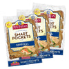 Toufayan Original Smart Pockets Pita Bread | Low Sodium, Low Calorie, Vegan, Kosher (Pack Of 3)