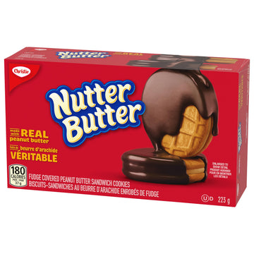Christie Nutter Butter Fudge Cookies, 223g/7.9 oz (Imported from Canada)