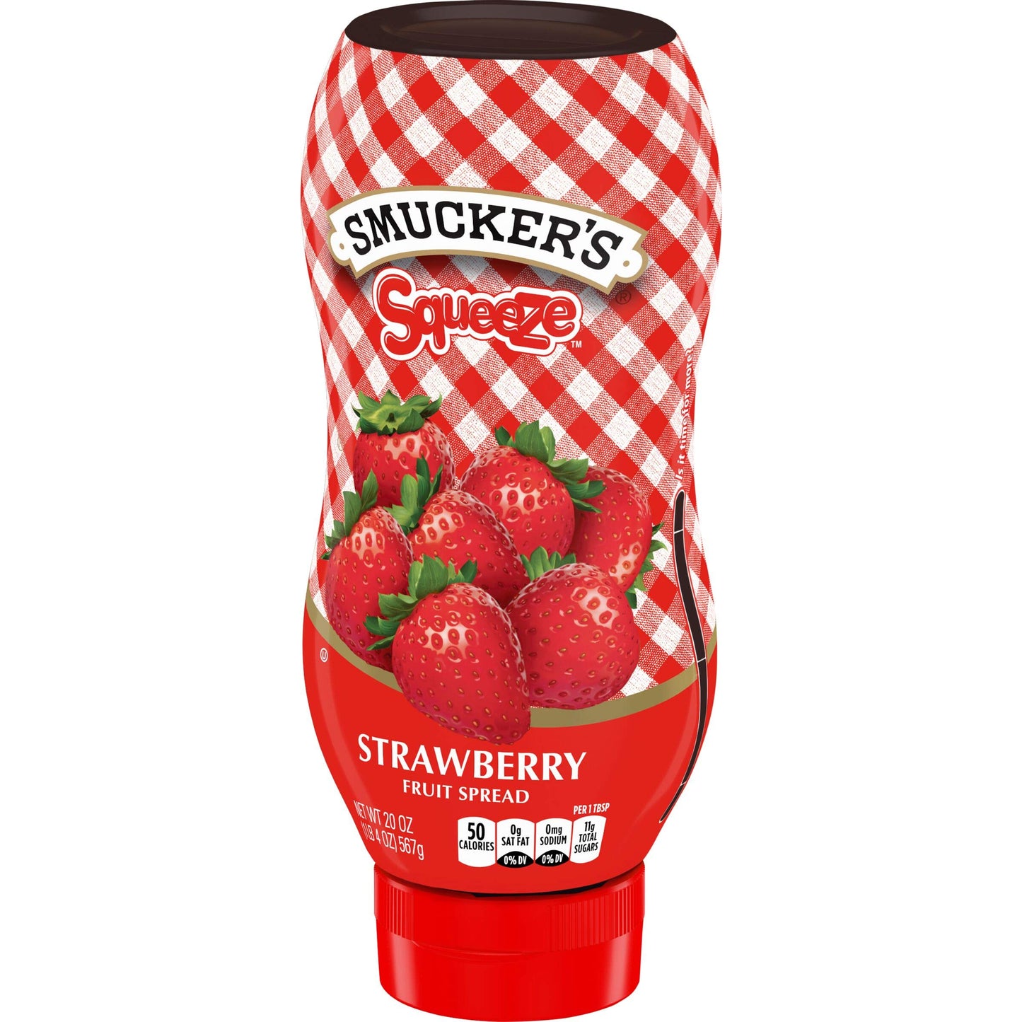 Smucker s Strawberry Squeezable Fruit Spread, 20 Ounces (Pack of 12)
