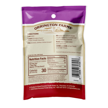 Orrington Farms Chicken Slow Cooker Mix, Teriyaki, 2.5 Ounce (Pack Of 12)