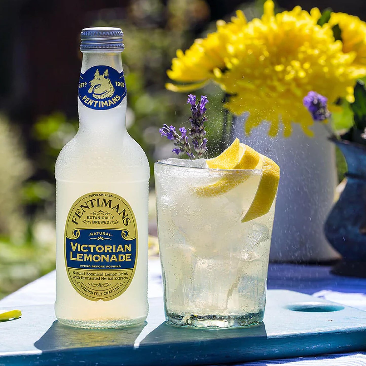 Fentimans Sparkling Victorian Lemonade - Sparkling Lemonade, Lemon Sparkling Water, Great Over Ice Or As Mixer, All Natural Ingredients, Craft Soda, Botanically Brewed - 9.3 Fl Oz (Pack Of 12)