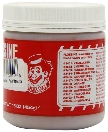 Gold Medal Flossine Can, Vanilla Pink