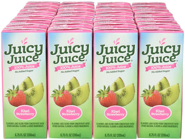 Juicy Juice Slim 8 Pack, Kiwi Strawberry, 6.75 Ounce Boxes (Pack Of 4)