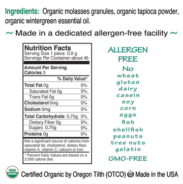 St. Claire'S Organic Breath Mints, (Wintermint, 8 Refill Bag, Over 240 Pieces) | Gluten-Free, Vegan, Gmo-Free, Plant-Based, Alle