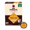 Don Francisco'S Vanilla Nut Flavored Medium Roast Coffee Pods - 24 Count - Recyclable Single-Serve Coffee Pods, Compatible With