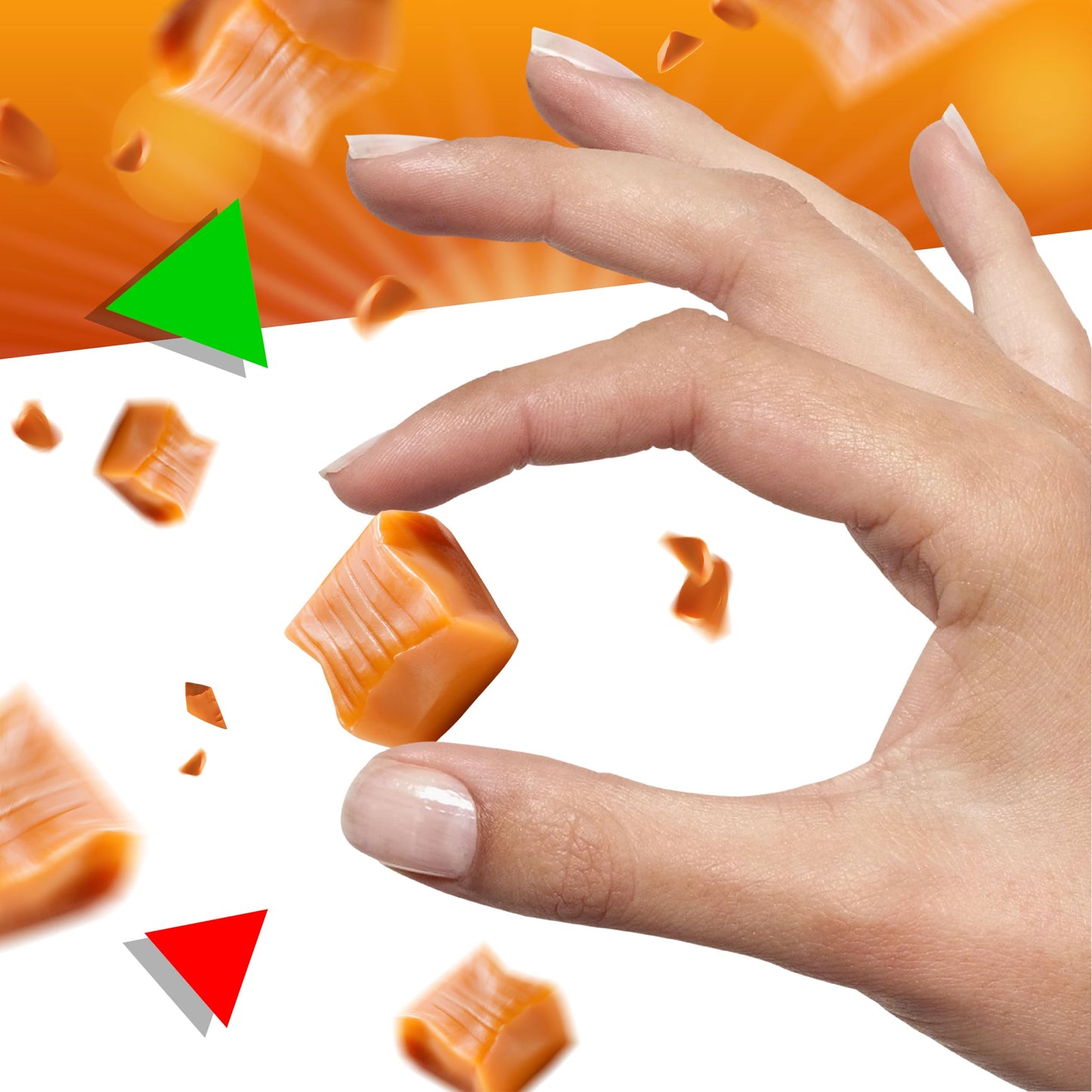 Kraft Caramel Cubes Candy - 2 Pound Bag, Individually Wrapped Classic Chews, Approx. 130 Count - LAETAFOOD