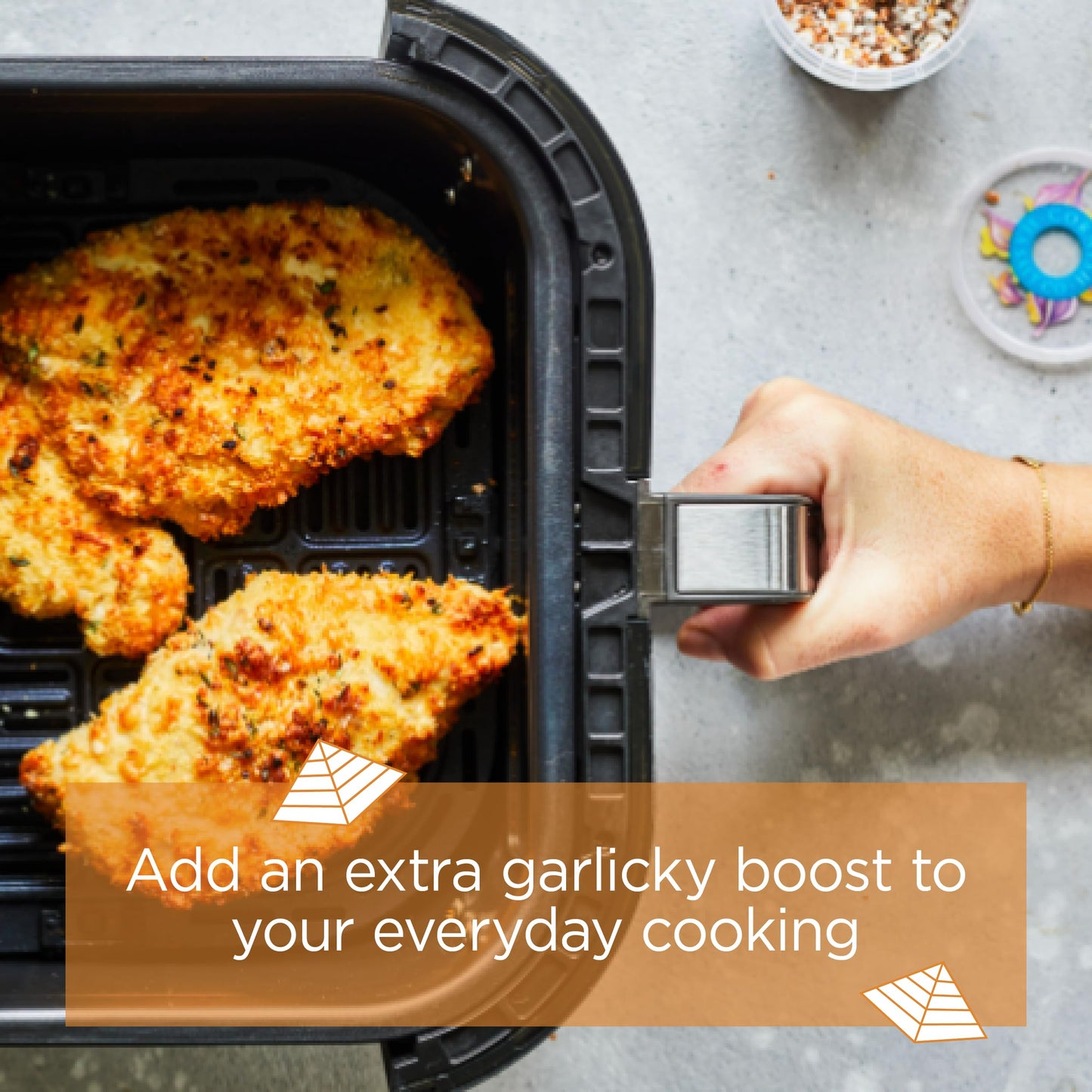 Cornish Sea Salt Really Garlicky Seasoning | Sea Salt Flakes W. Roasted Garlic | Hand-Harvested In Cornwall, England | 1.9 Oz Re