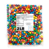 Gumballs For Gumball Machine, 0.5 Inch Mini Gumballs, Approx. 560 Pieces, 2Lb Bulk Bag, Dubble Bubble Assorted Fruit Flavored Bu
