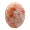 Amazing Gemstone Sunstone Palm Stone - Hot Massage Worry Stone For Natural Body Chakra Balancing, Reiki Healing And Crystal Grid