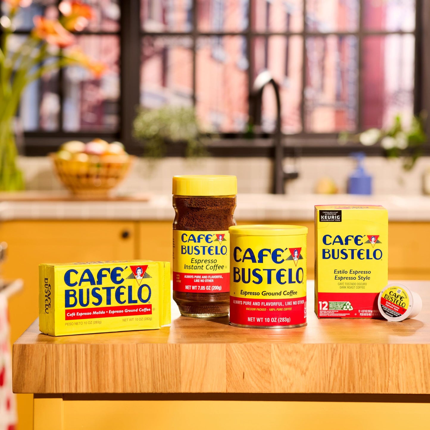 Caf Bustelo Espresso Dark Roast Ground Coffee, 10 Ounces