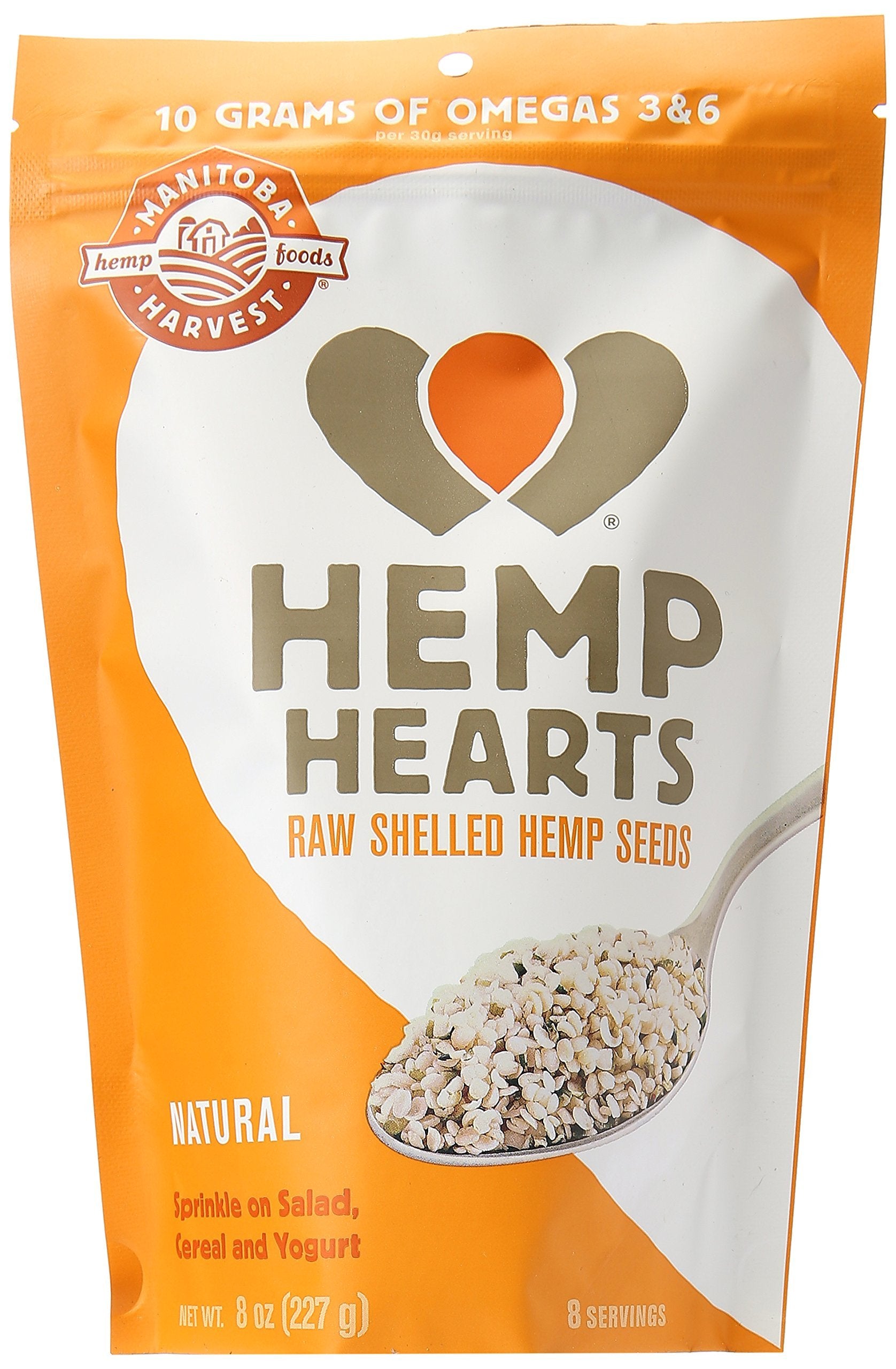 Manitoba Harvest Shelled Hemp Seeds, 8 oz