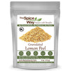 The Spice Way Lemon Peel - Granules (4 Oz) Zest And Rind Without Any Preservatives. Fresh Lemon Zest Or Dried Lemon Peel For Coo