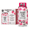 Just Ice Tea, Raspberry Flavored Black Iced Tea, 12-Pack (12oz Cans), USDA Certified Organic, Low Calorie, No Artificial Sweeten