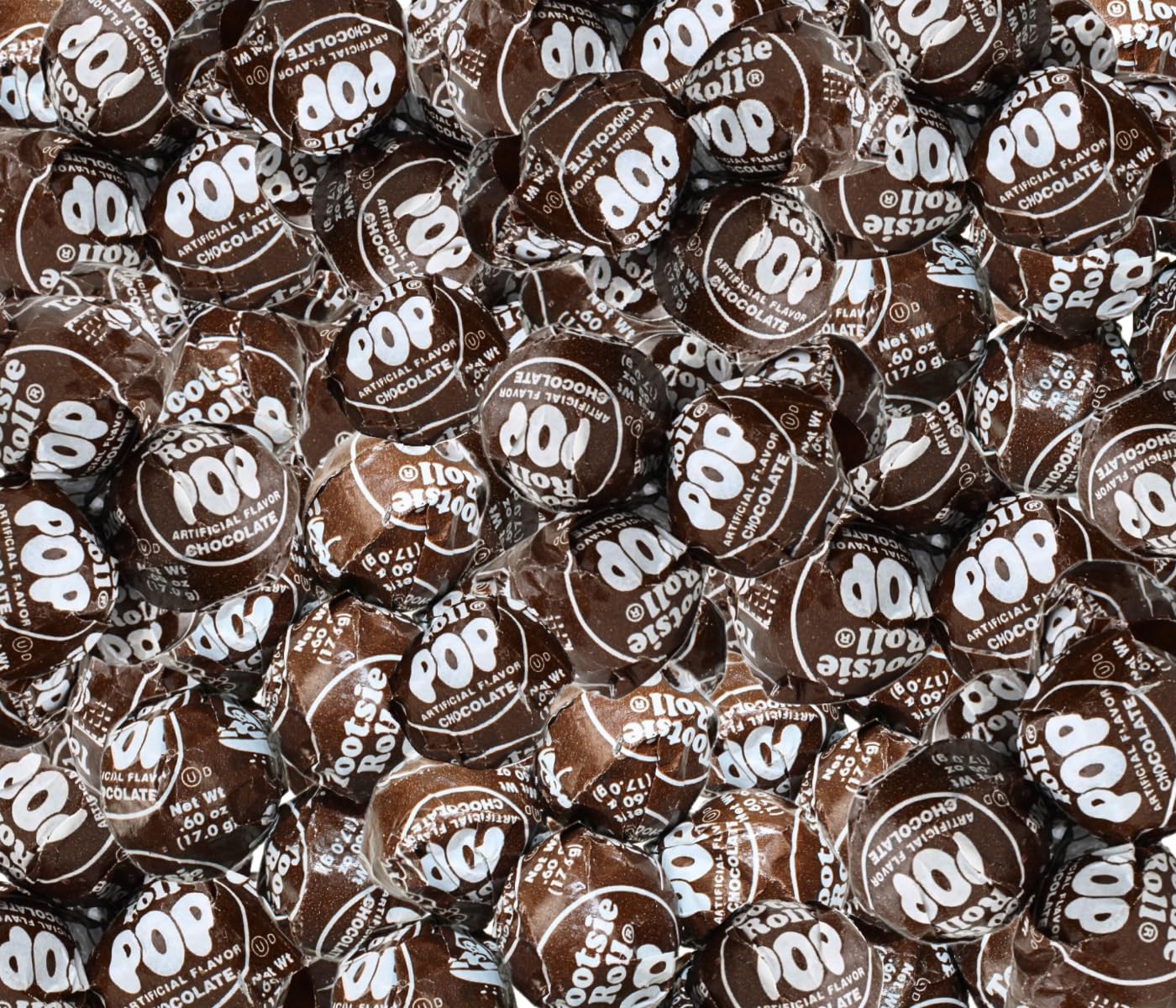 Chocolate Lollipops, Individually Wrapped All Chocolate Suckers by Queen City Candy Cave (1 Pound)