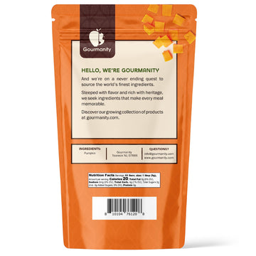 Gourmanity Pumpkin Powder For Cooking And Baking, Pumpkin For Dogs And Cats, Aids Digestion, High In Fibre, Dehydrated Pumpkin,