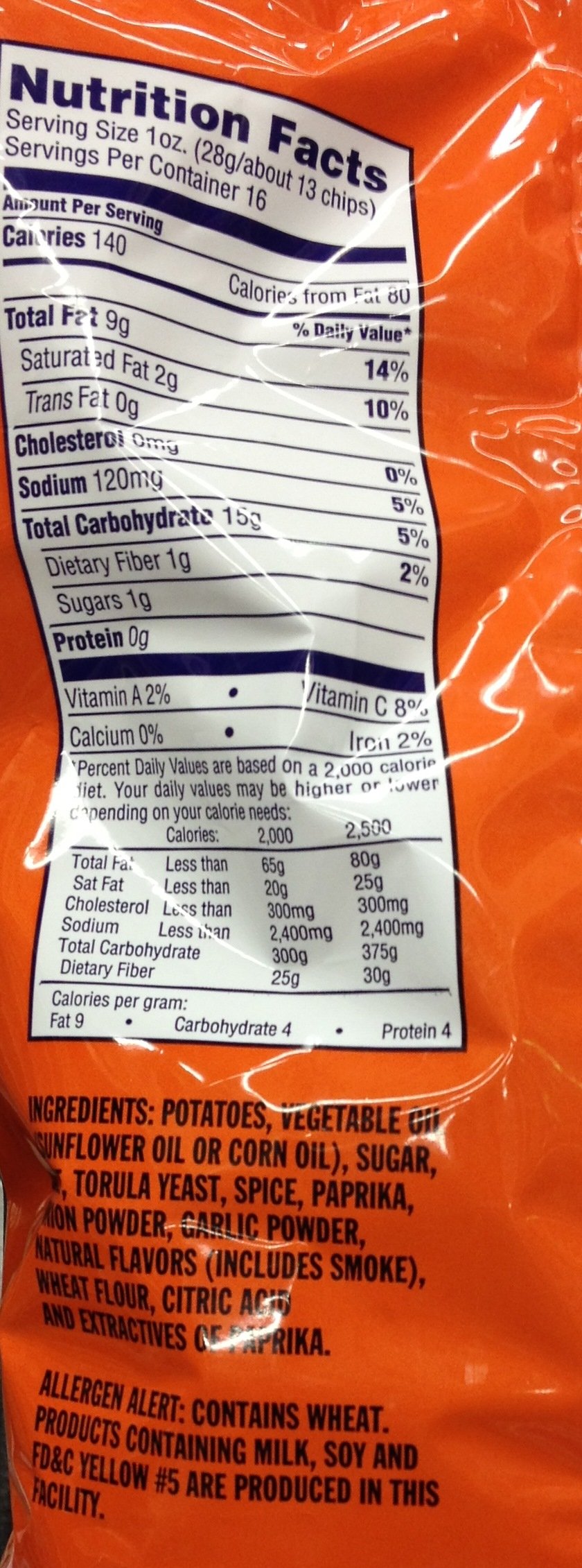 Hawaiian, Kettle Style Potato Chips, Luau BBQ, Sweet & Spicy, Party Size, 16oz Bag (Pack of 2)