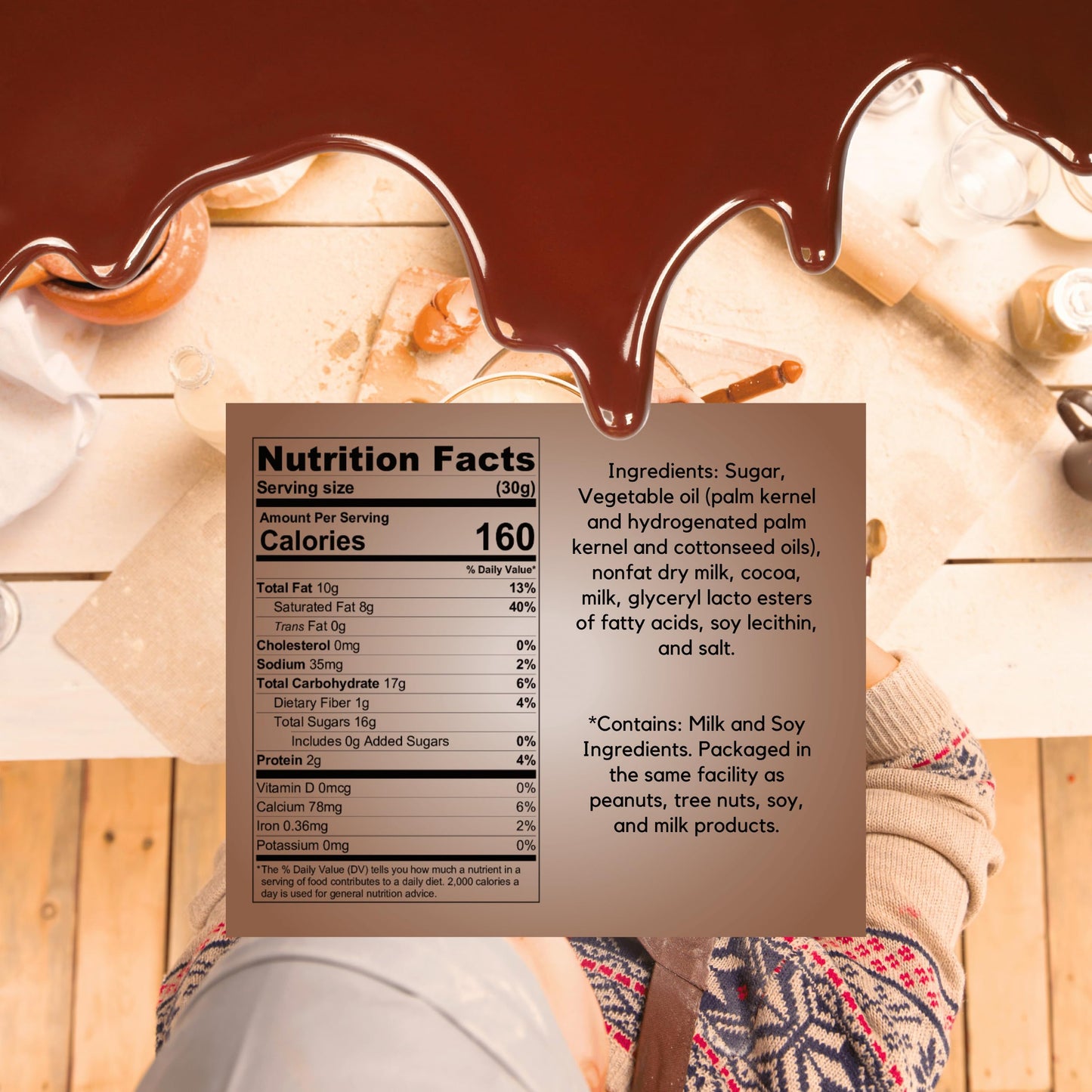 Kidu Pantry Melting Chocolate Wafers Bulk In Resealable Bag (Milk, 1 Pound)