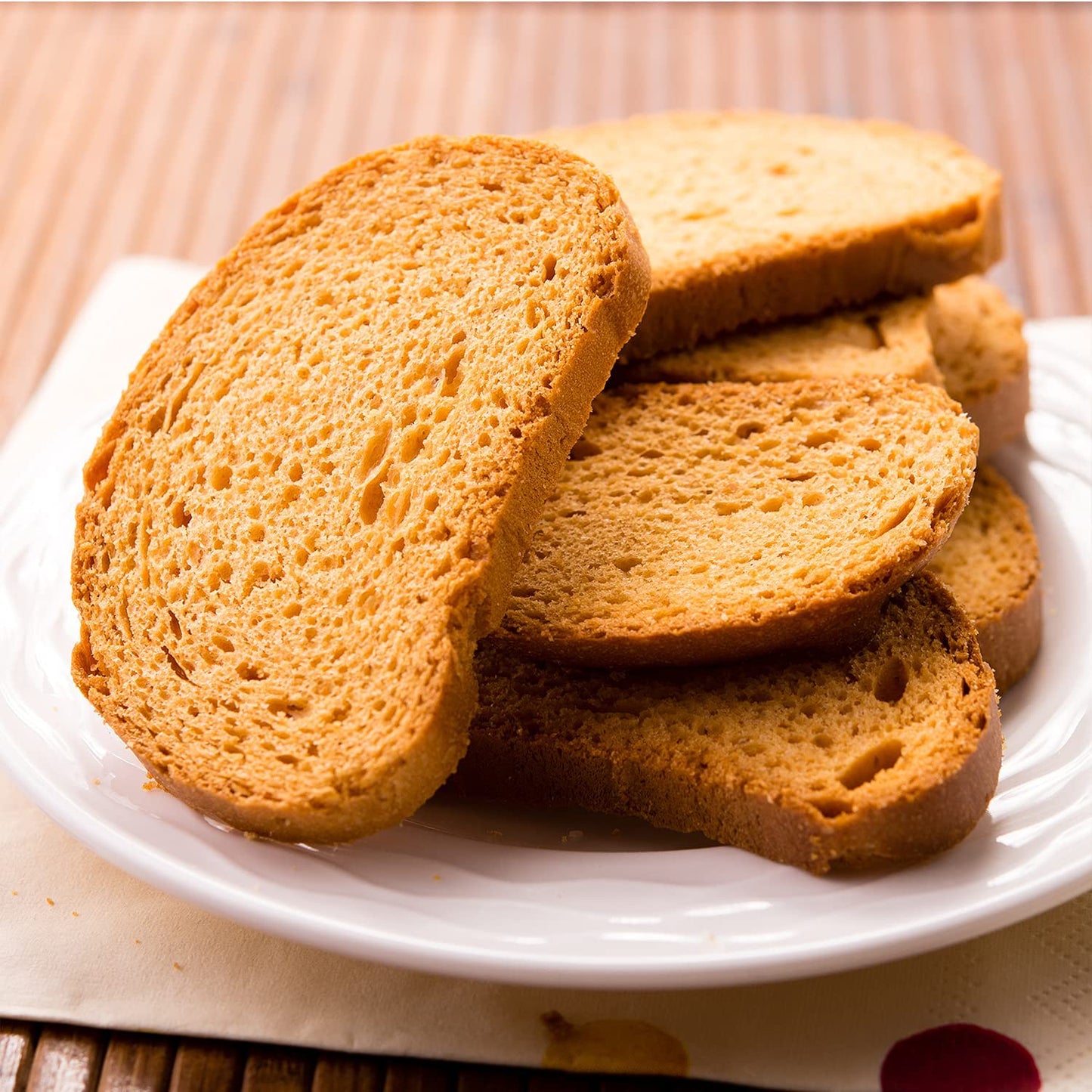 Heavens Classic Rusk/Toast/Chai-Coffee Time Mouth-Watering Rusk/Toast/Crunchy Rusk-400g(200g*2Pac)
