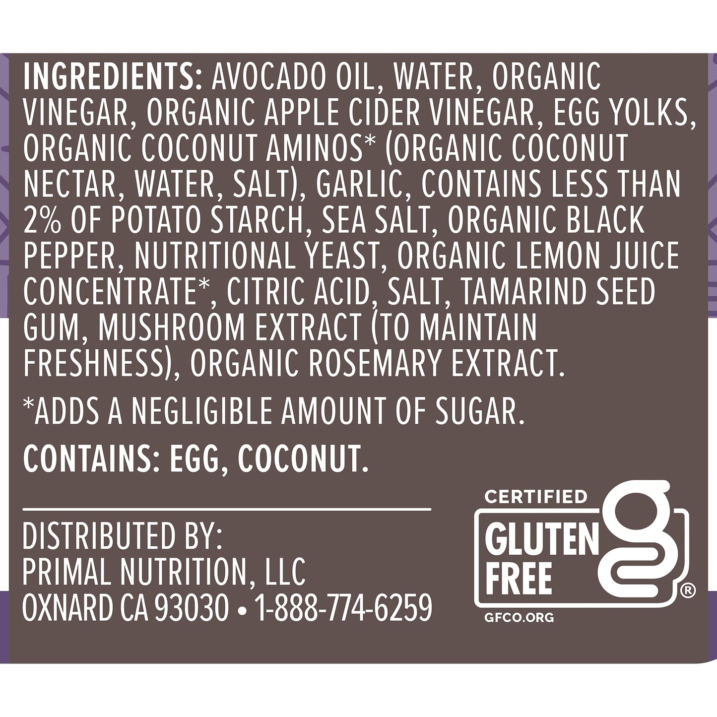Primal Kitchen Caesar Salad Dressing & Marinade, Avocado Oil, Whole30 Approved, 8 Fl Oz, White/Green