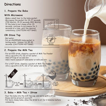 Boba Moo Mini Premium Boba Tea Kit With Classic Milk Tea Flavor - Only 10,000 Kits Yearly, Small Batch Bubble Tea Kit With Excep