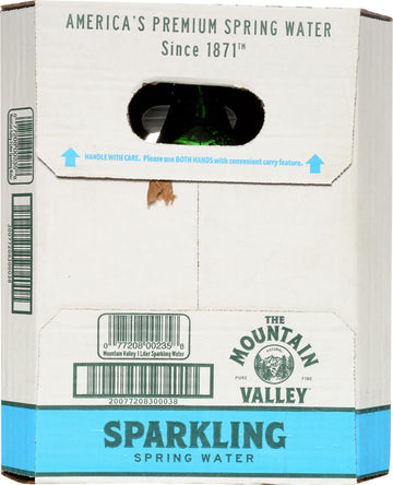Mountain Valley Water Sparkling Water 12 Pack 33.8 Fl Oz