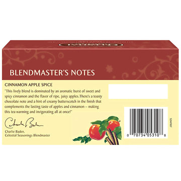 Celestial Seasonings Herbal Tea, Cinnamon Apple Spice, 20 Count