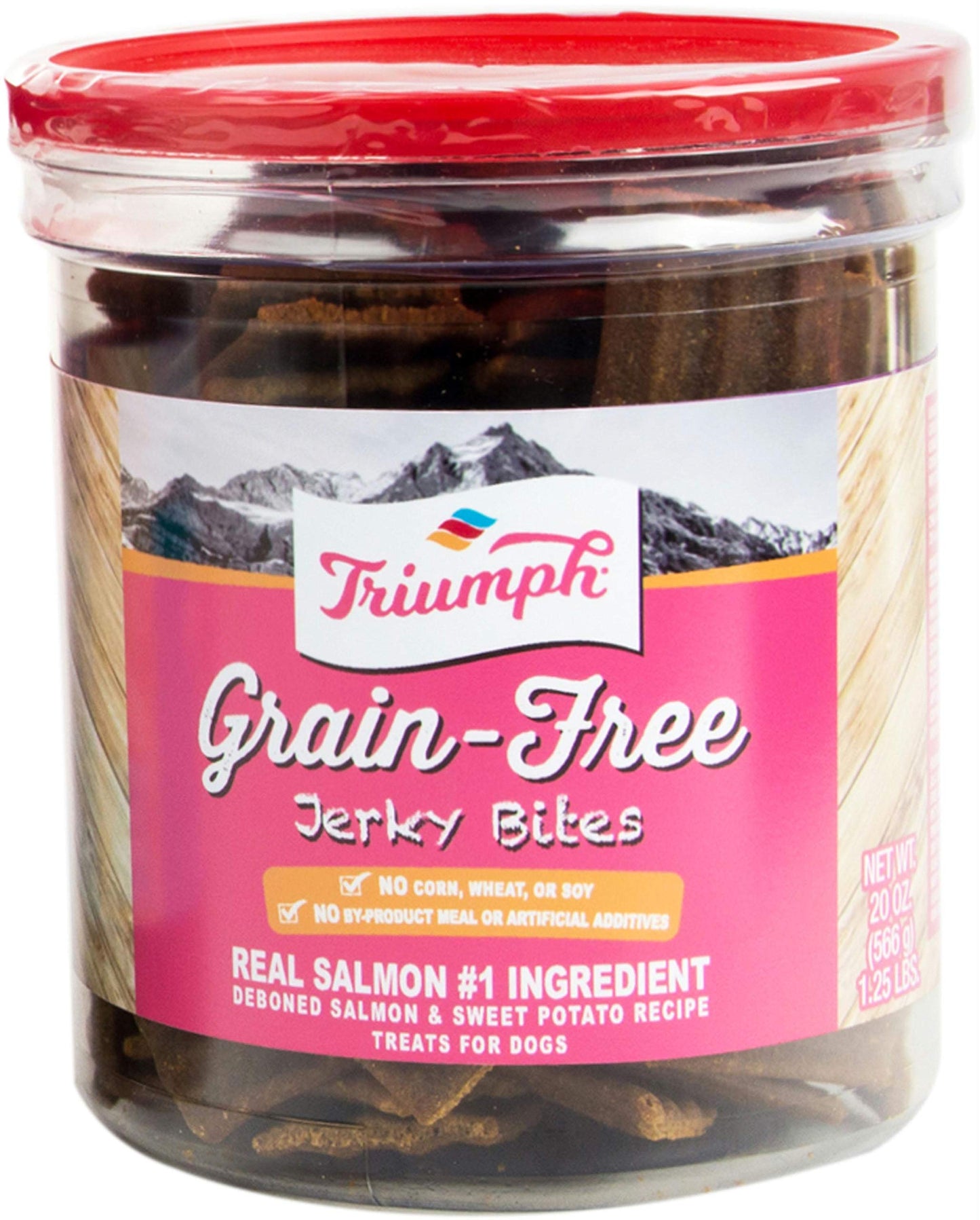 Triumph Grain-Free Jerky Bites, Salmon And Sweet Potato - 20 Ounce