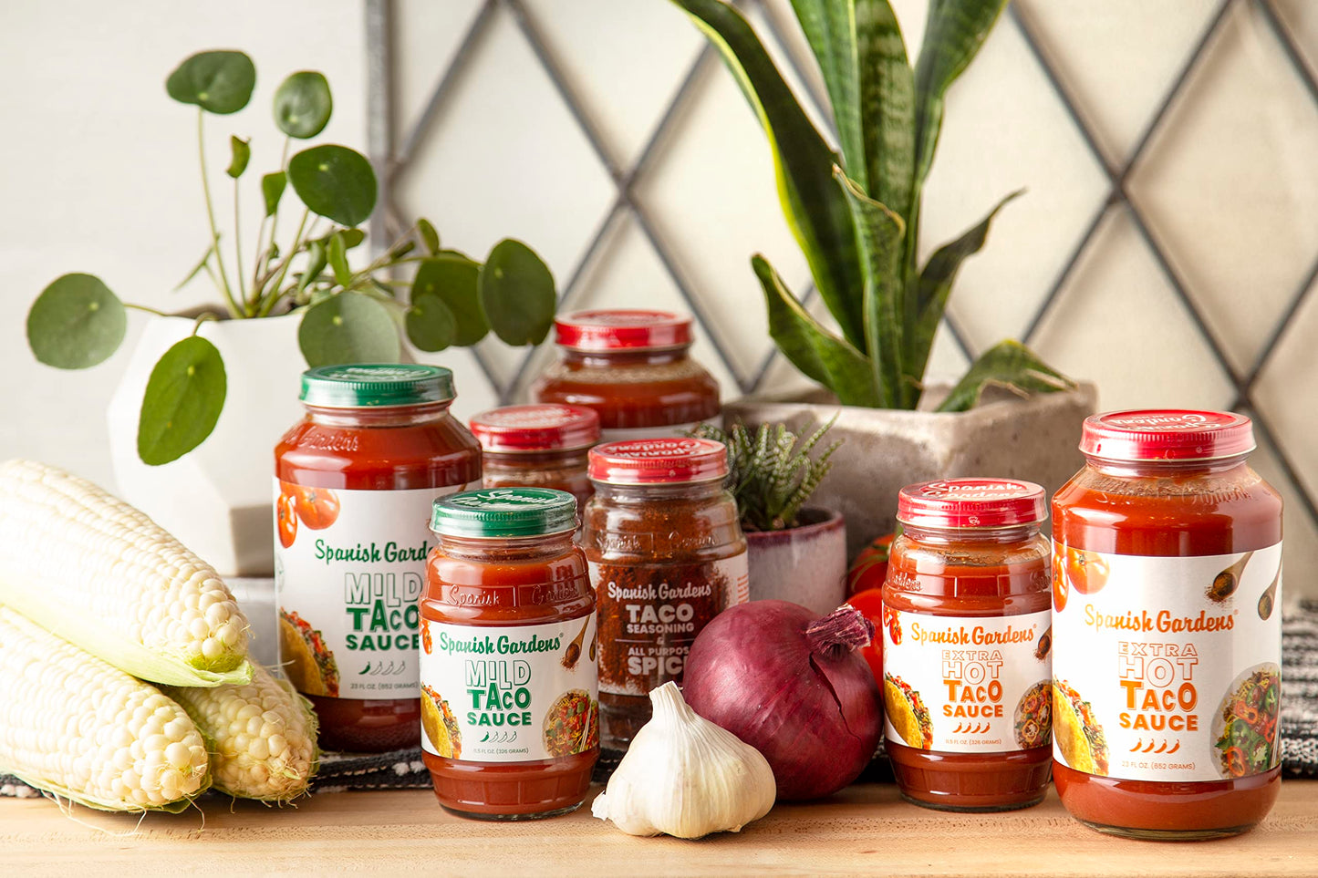 Spanish Gardens Taco Seasoning And All Purpose Spice (6 Pack) - A Taco Night Must-Have Taco Seasoning For Authentic Mexican Food